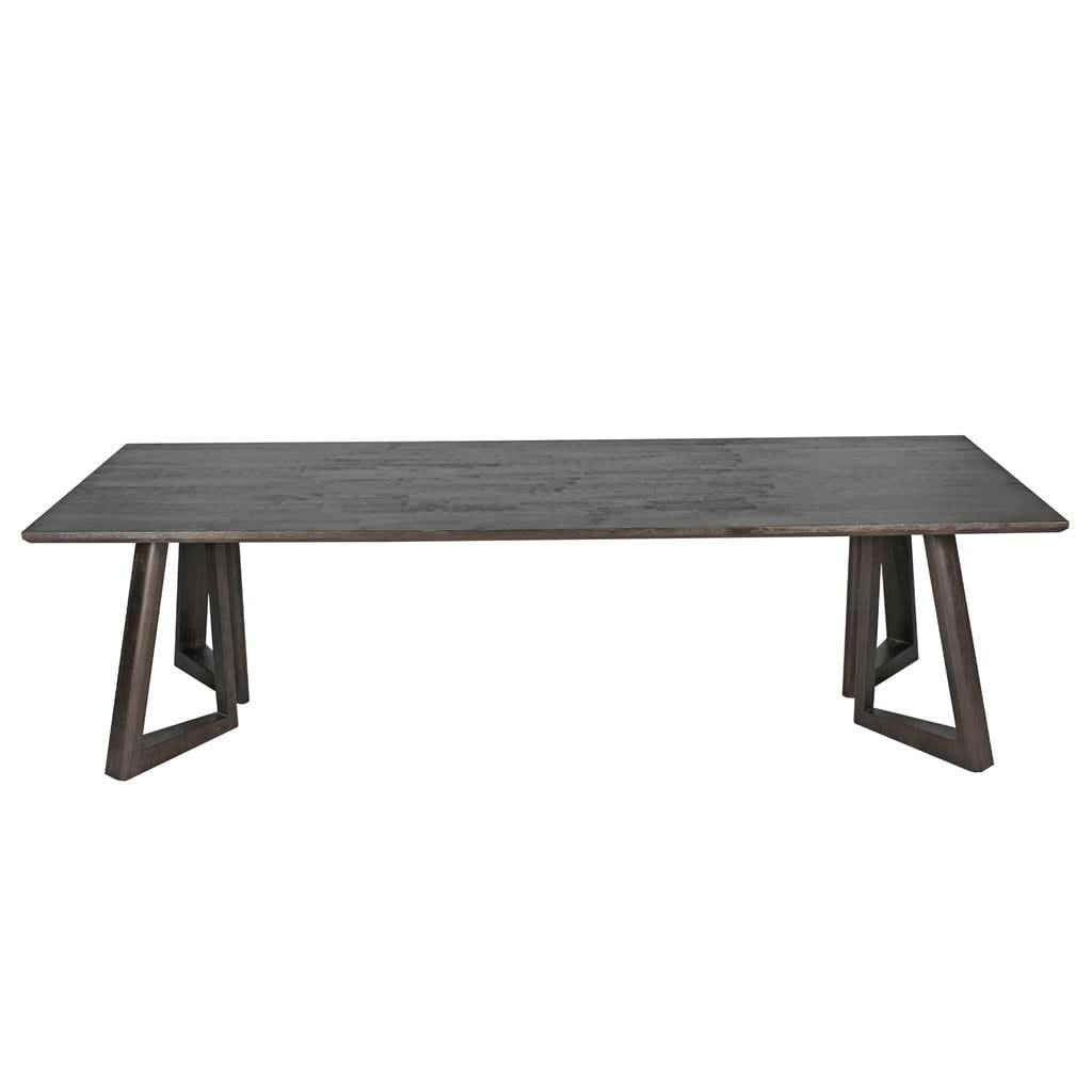 CARLSBAD MANGO WOOD DINING TABLE 220CM BLACK