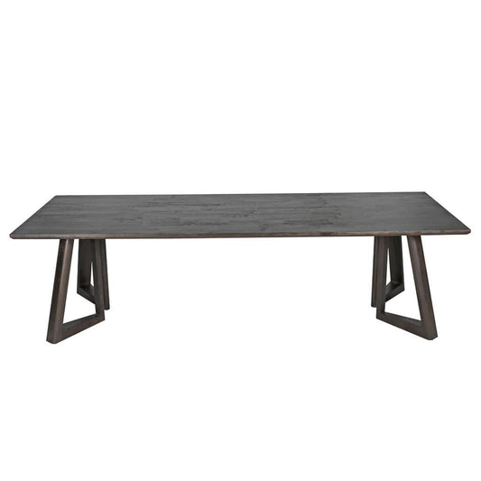 CARLSBAD MANGO WOOD DINING TABLE 220CM BLACK