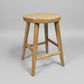 FITAN SOLID OAKSTOOL NATURAL TOP/NATURAL LEGS HEIGHT 45CM - MyChocolateWood