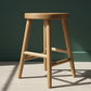 FITAN SOLID OAKSTOOL NATURAL TOP/NATURAL LEGS HEIGHT 45CM - MyChocolateWood