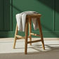 FITAN SOLID OAKSTOOL NATURAL TOP/NATURAL LEGS HEIGHT 45CM - MyChocolateWood