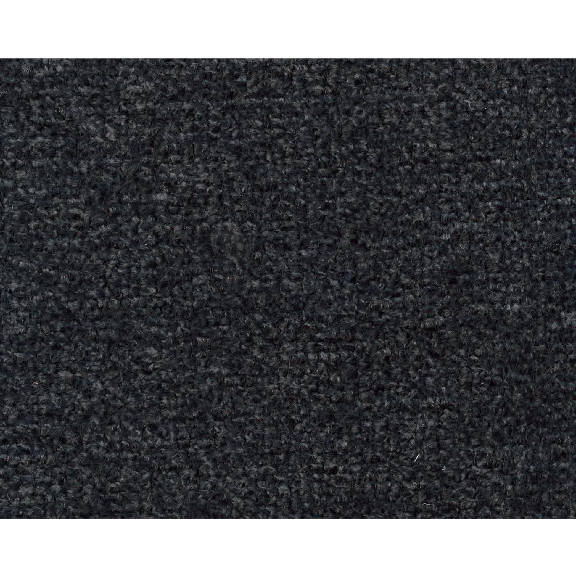 Astor Chenille Chaise Sofa Bed fabric swatch in Slate - Chocolate Wood