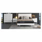 Snowdon Acacia 4-Drawer Tallboy in White styled