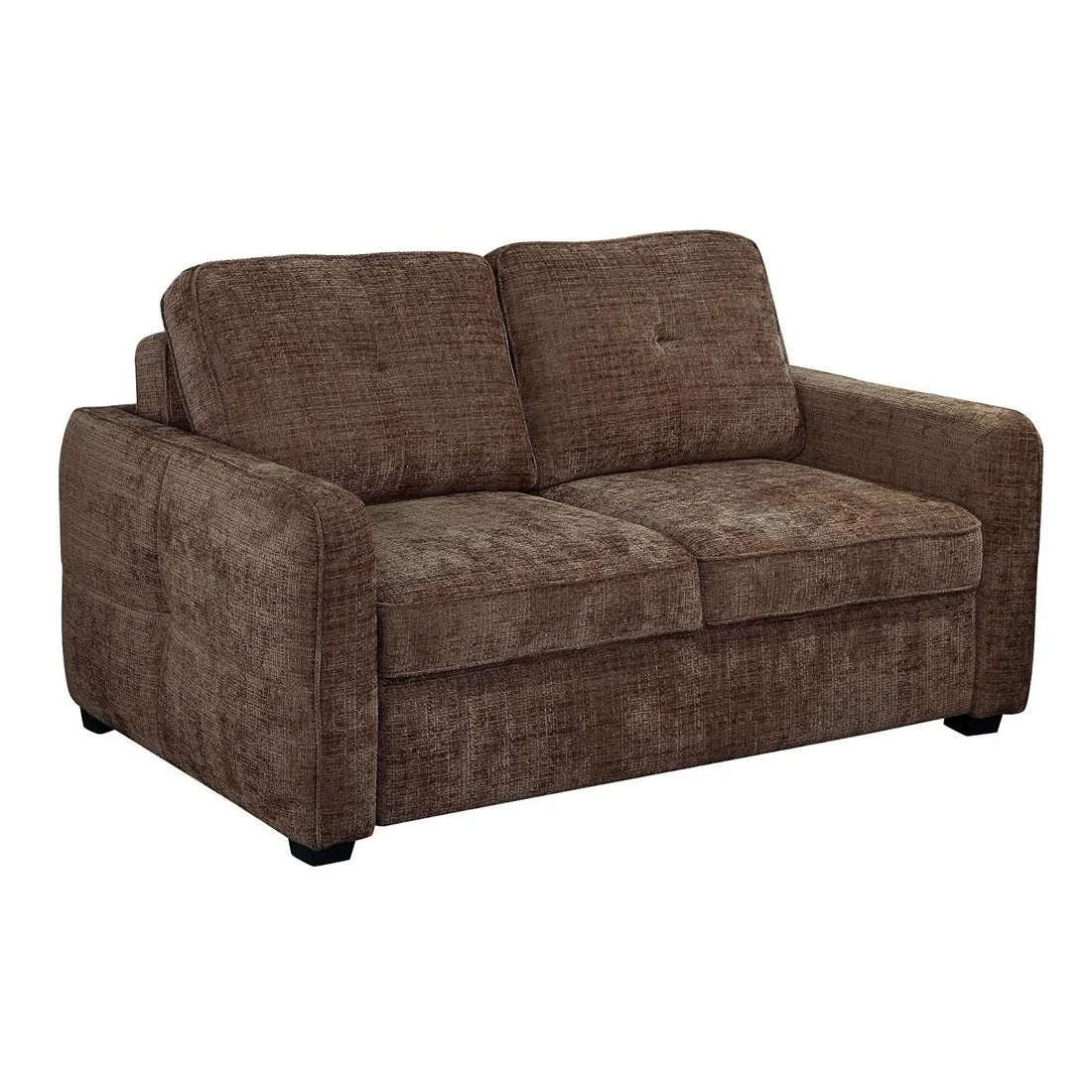 Amberli Fabric 2-Seater Sofa/Pull-Out Sofa Bed Truffle colour - MyChocolateWood
