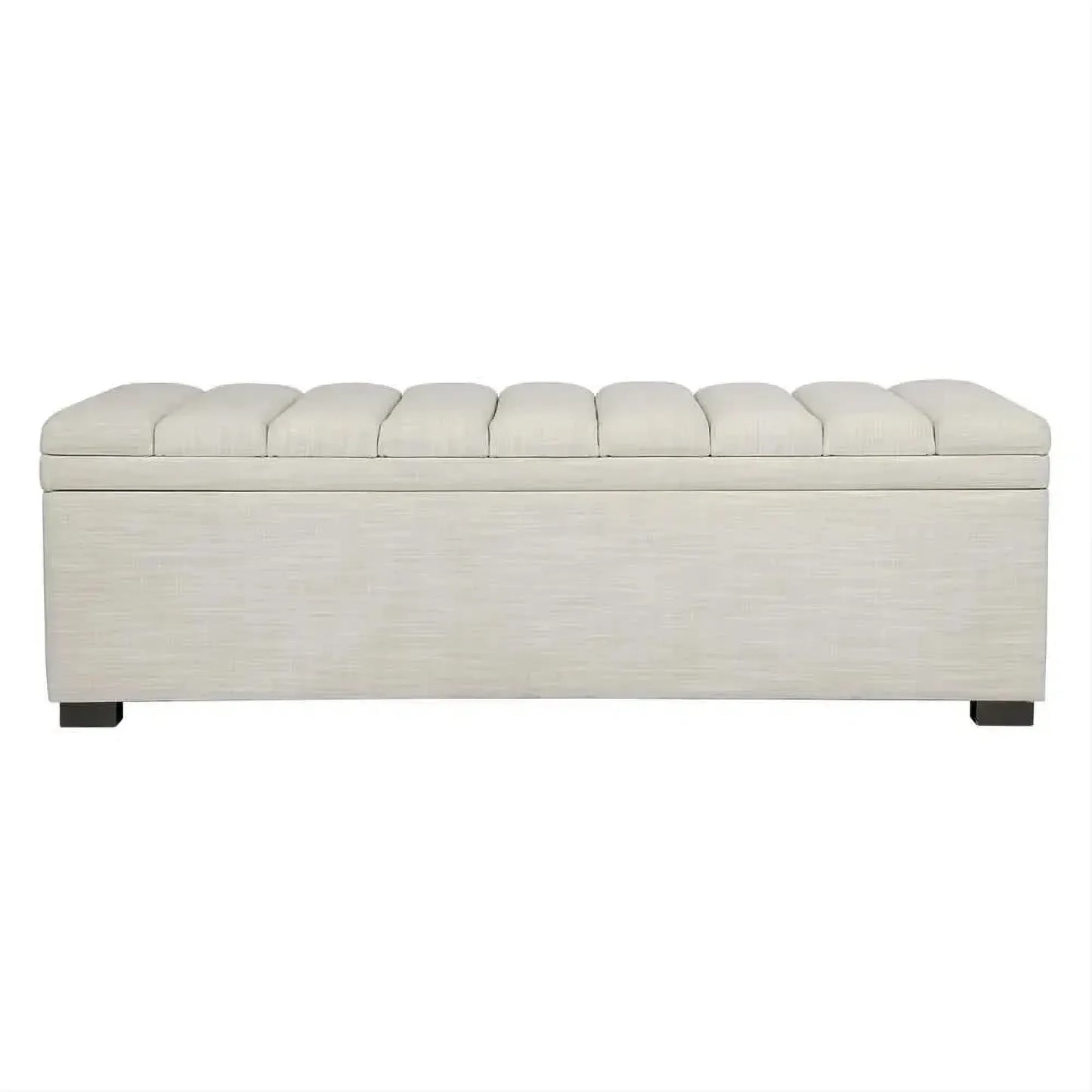 MILLICENT LINEN BED HEADBOARD OFF-WHITE QUEEN SIZE - MyChocolateWood
