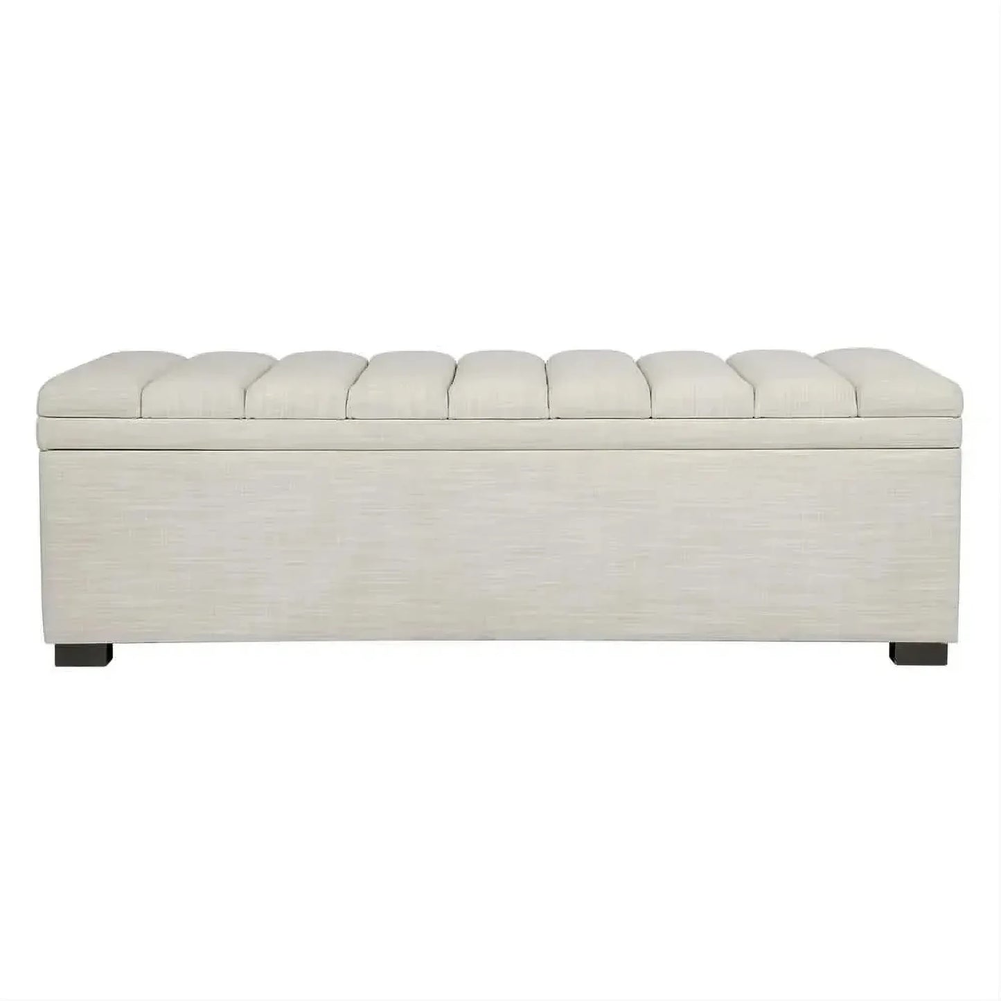 MILLICENT LINEN BED HEADBOARD OFF-WHITE QUEEN SIZE