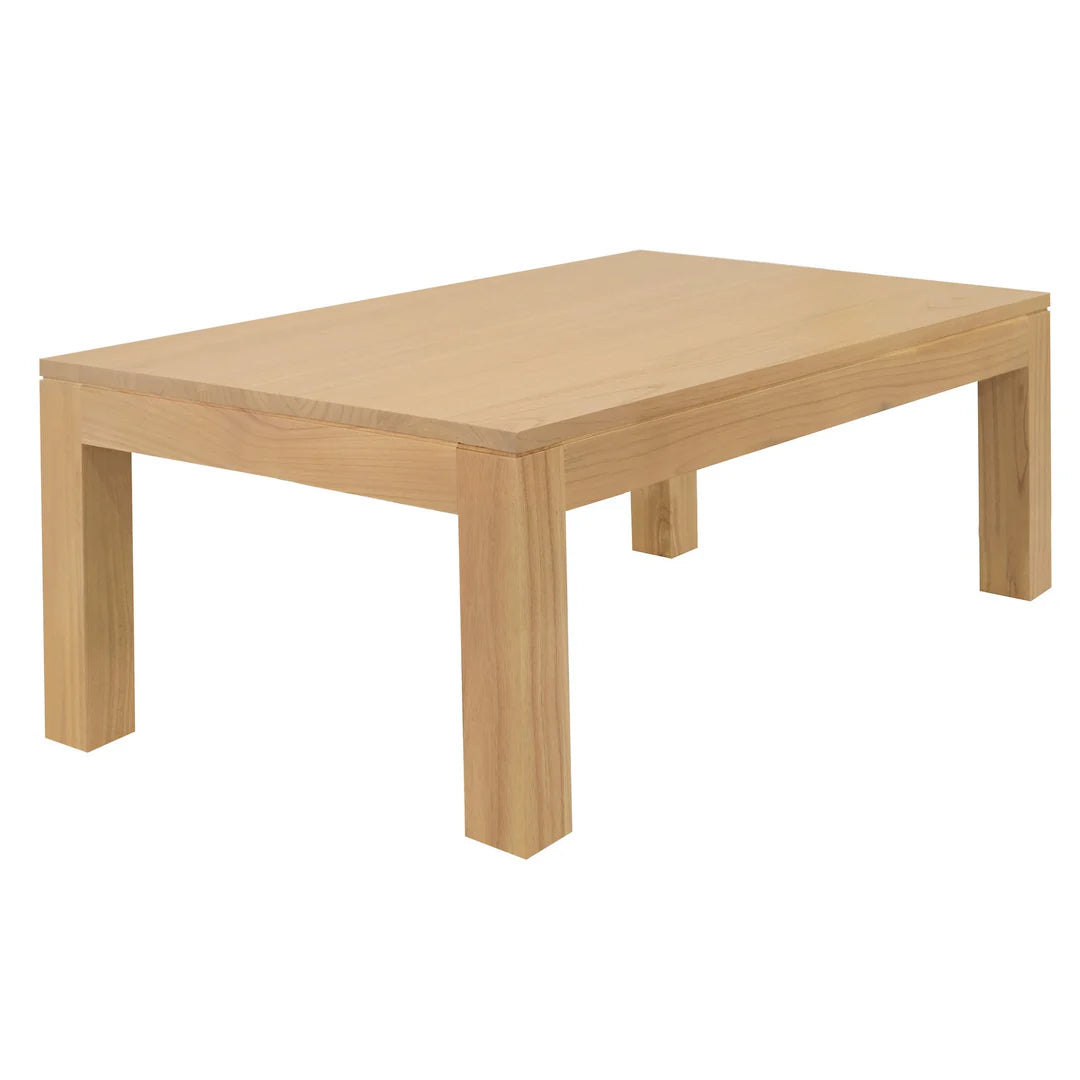 TANAKA SOLID MINDI WOOD CONTEMPORARY COFFEE TABLE IN NATURAL