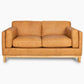 MARQUIS  2-SEATER OSLO LEATHER SOFA TAN - MyChocolateWood
