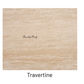 HAMPSHIRE TRAVERTINE/ WALNUT 2-DRAWER BEDSIDE TABLE - MyChocolateWood