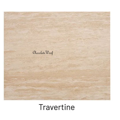 HAMPSHIRE TRAVERTINE/SMOKED OAK 2-DRAWER BEDSIDE TABLE - MyChocolateWood