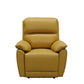 TORELLI GENUINE LEATHER RECLINER ARMCHAIR MUSTARD