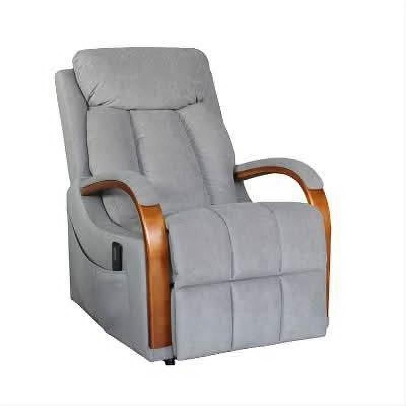 Vorn Fabric Dual Motor Lift Chair / Electric Recliner / Armchair in Graphite-MyChocolateWood
