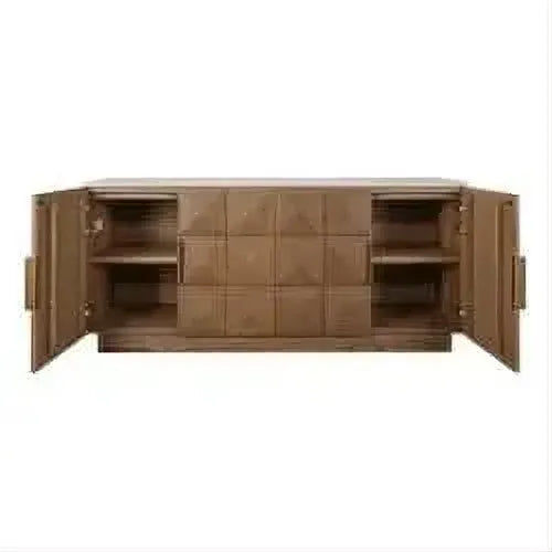 Hampshire 4-Door Buffet in Walnut - Chocolate Wood