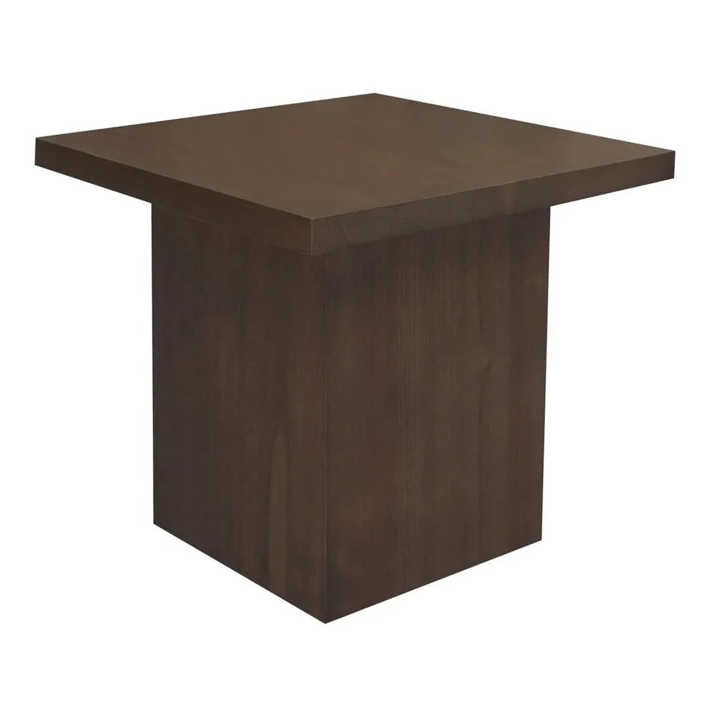 Cardew Solid Mindi Wood Petite Lamp Table / Side Table in Walnut - Chocolate Wood