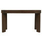 Walnut Brentwood Solid Mindi 2-drawer oval desk by MyChocolateWood, featuring a smooth walnut finish and sleek oval design.