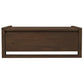 Jasper Solid Mindi Timber Storage Bench / Blanket Box in Walnut - Chocolate Wood