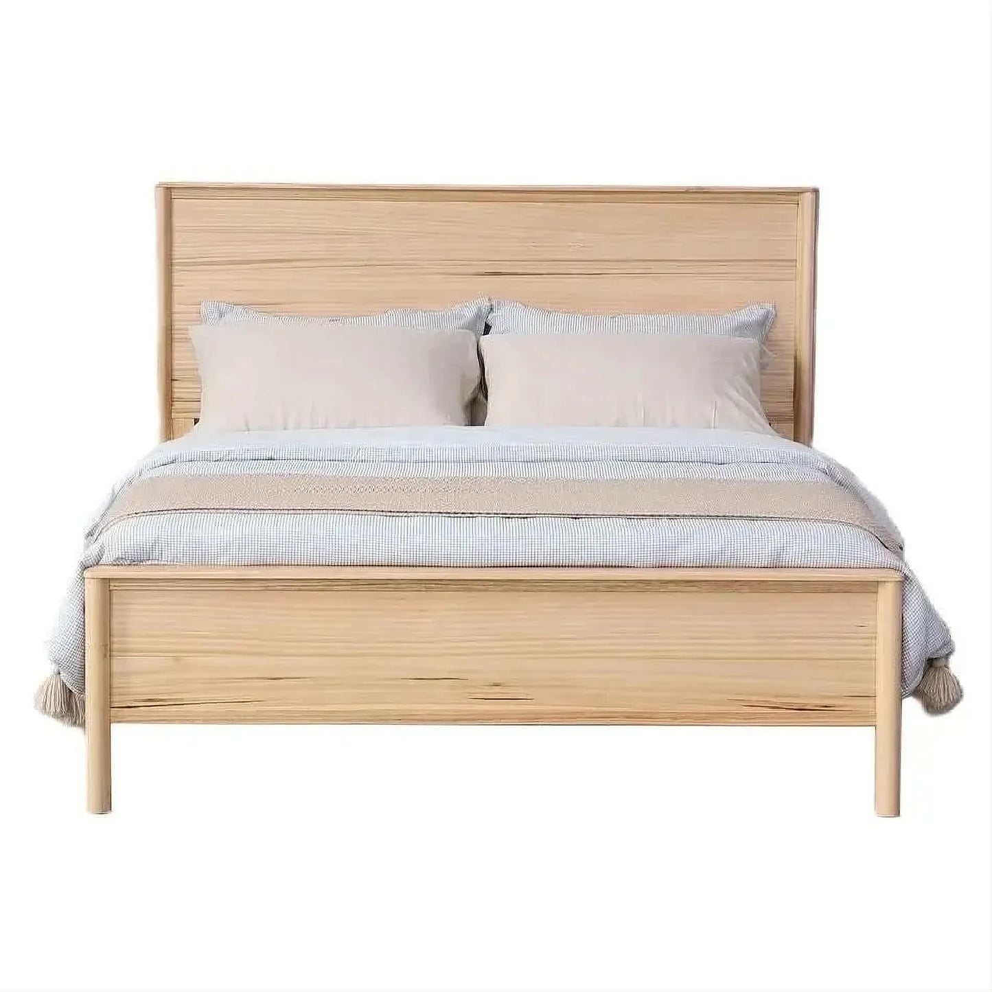 AMIAS NATURAL ASH TIMBER KING BED