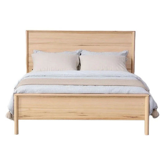 AMIAS NATURAL ASH TIMBER KING BED - MyChocolateWood