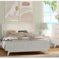 ELIJAH ACACIA WOOD KING BED IN WHITE - MyChocolateWood