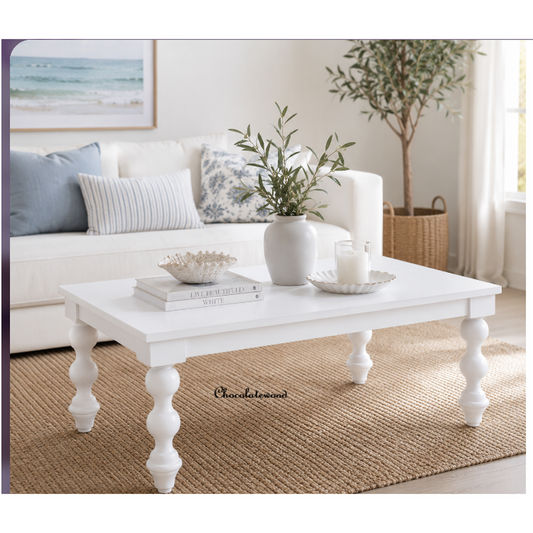 Carolyn Mindi Wood Coffee Table
