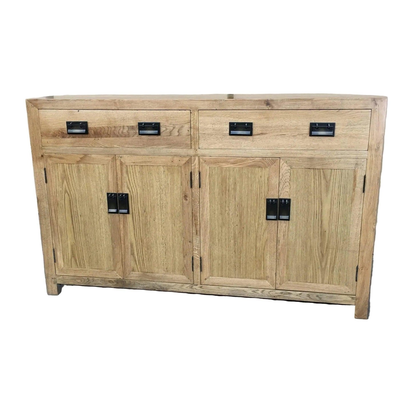 Tara Solid Russian Oak Buffet / Sideboard 180cm with 2 Drawers and 4 Doors in Natural - Chocolate Wood