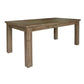 Devonshire Acacia Timber Dining Table in Brushed Khaki, 210cm - Chocolate Wood