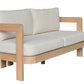 VERONA EUCALYPTUS TIMBER 2-SEATER OUTDOOR SOFA CREAM/LIGHT SMOKE (Copy)