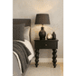CAROLYN MINDI WOOD 1-DRAWER BEDSIDE TABLE WHITE - MyChocolateWood