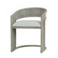 FORSTER HAMPTON RATTAN DINING CHAIR IN WHITE - MyChocolateWood