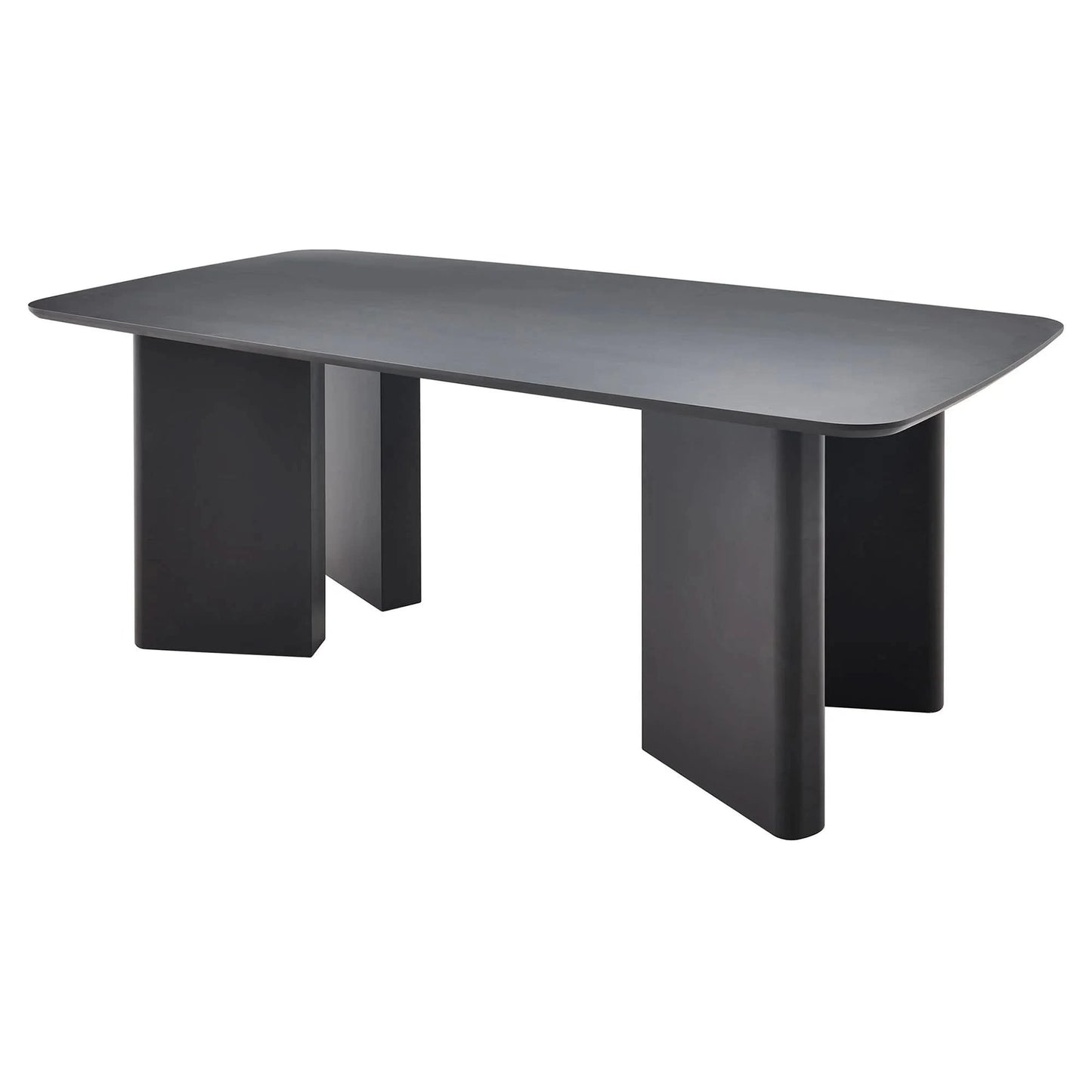 Brisco 7 pce. Dining Set 1 x Dining Table 200cm & x 6 Brisco Fabric Dining Chairs in Aubergine