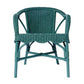 Wenglor Rattan Armchair in Forest Green styled