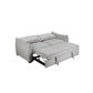 OAKLI FABRIC PULLOUT 3-SEATER SOFA BED GREY - MyChocolateWood