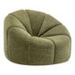 MADELEY CHENILLE SWIVEL OCCASIONAL CHAIR ARMCHAIR OLIVE - MyChocolateWood