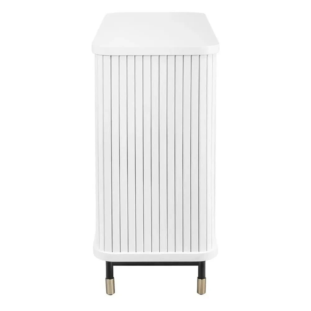 PEMBROKE OAK TIMBER 3-DRAWER CHEST OF DRAWERS WHITE - MyChocolateWood