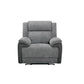 COLVOS 1-SEATER ELECTRIC RECLINER SOFA GRAPHITE COLOUR - MyChocolateWood