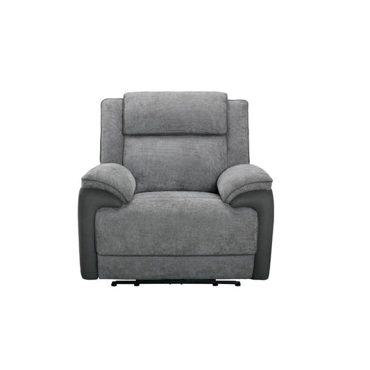 COLVOS 1-SEATER ELECTRIC RECLINER SOFA GRAPHITE COLOUR - MyChocolateWood