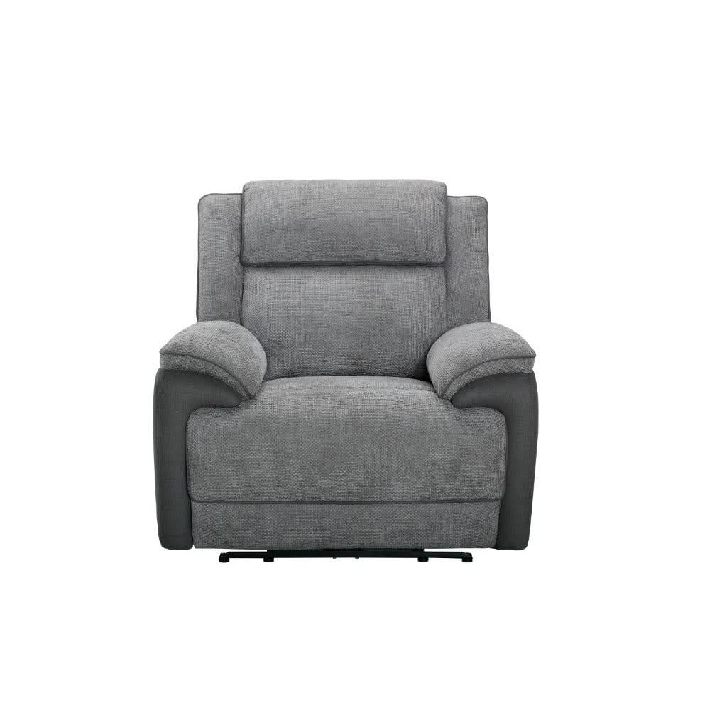 COLVOS 1-SEATER ELECTRIC RECLINER SOFA GRAPHITE COLOUR - MyChocolateWood