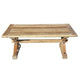 Bordeaux Solid Elm Wood Coffee Table 120cm