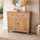 ELLA SOLID OAK CABINET/ BUFFET/SIDEBOARD 2 DOORS & 2 DRAWERS NATURAL - MyChocolateWood