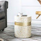 MONACO SHELL STOOL/SIDE TABLE/LAMP TABLE/ACCENT TABLE - MyChocolateWood