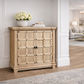 SHULI CHINESE ANTIQUE REPRODUCTION 2-DOOR BUFFET SIDEBOARD W/METAL STUDS 87 CM - MyChocolateWood