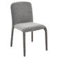 BRISCO DINING CHAIR - AUBERGINE - STACKABLE