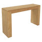 HUDSON SOLID MINDI WOOD 1-DRAWER CONSOLE TABLE/HALL TABLE NATURAL - MyChocolateWood