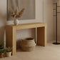 HUDSON SOLID MINDI WOOD 1-DRAWER CONSOLE TABLE/HALL TABLE NATURAL - MyChocolateWood
