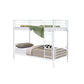 CURZON SINGLE OVER SINGLE BUNK BEDS WHITE - MyChocolateWood