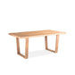 STROUD ELM VENEER TIMBER/MDF DINING TABLE  240CM NATURAL - MyChocolateWood