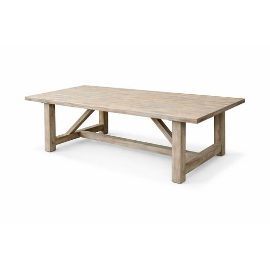 NEVANA RECYCLED ELM TIMBER DINING TABLE 300CM - MyChocolateWood