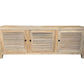 VILLA 3 DOORS LOUVRE STYLE TV/ENTERTAINMENT UNIT IN RECYCLED ELM 160CM - MyChocolateWood