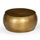 EMORI BRASS LOOK HAMMERED COFFEE TABLE - MyChocolateWood