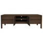 ADELLE SOLID MINDI WOOD 2-DOOR 4-DRAWER ENTERTAINMENT UNIT WALNUT (Copy) - MyChocolateWood